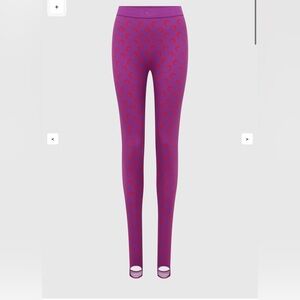 Marine Serre Moon Printed Jersey Leggings